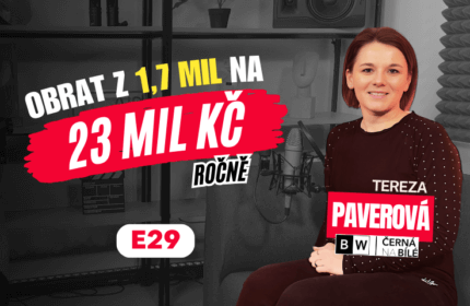 Tereza Paverová z Cernanabile.cz – Jak dostat e-shop z obratu 1,7 mil na 23 mil Kč